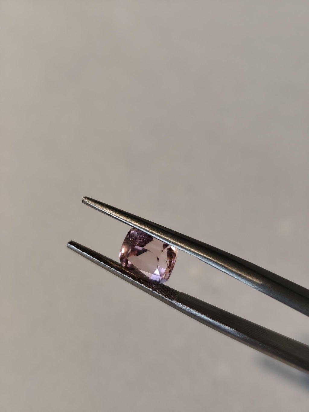 2.39 Ct Light Pink Tourmaline Cushion Cut | Bubblegum Pastel | Natural Afghanistan Tourmaline