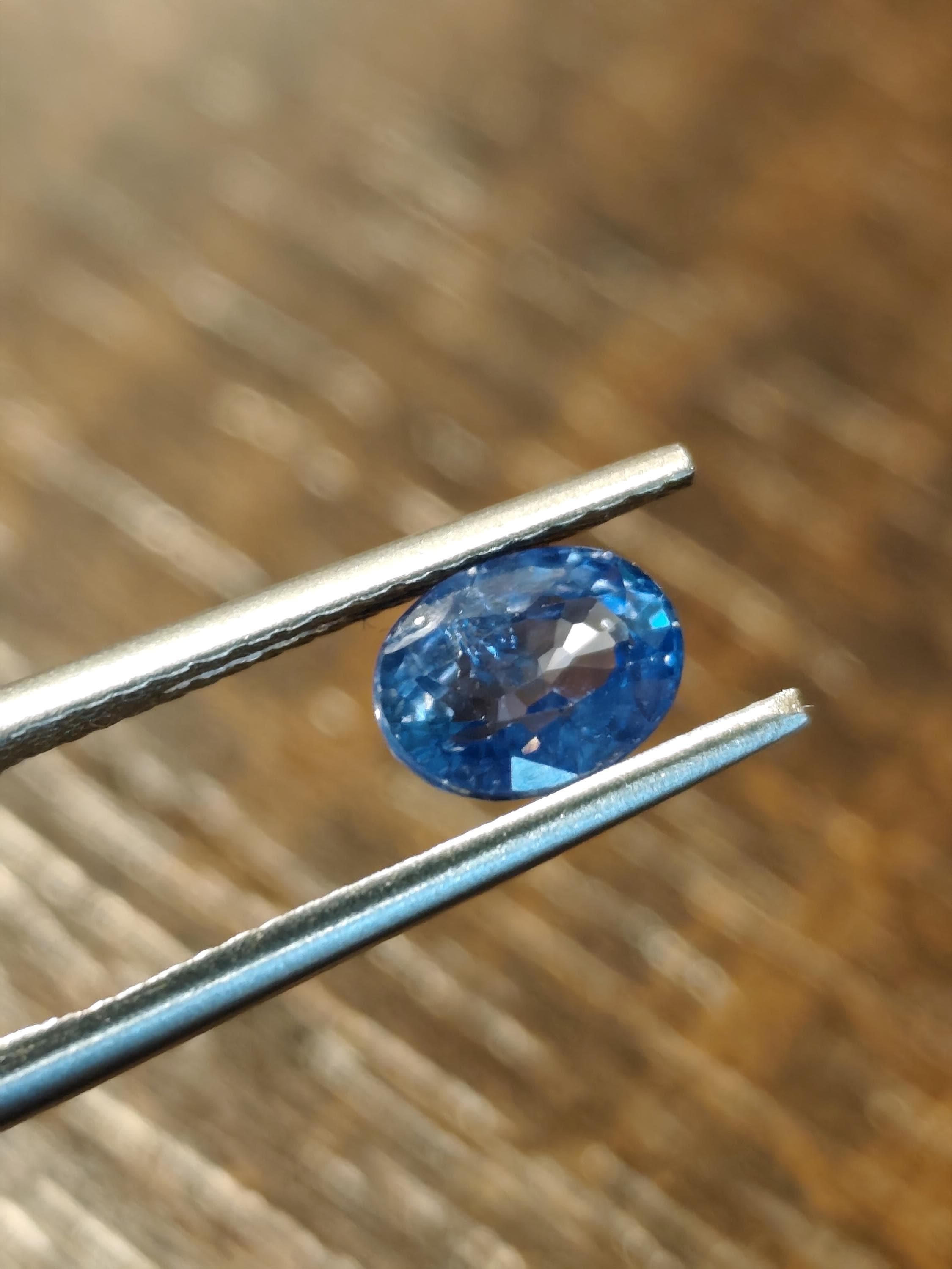 1.69 Ct Unheated Certified Royal Blue Sapphire Natural Loose Oval Corundum Engagement Ring
