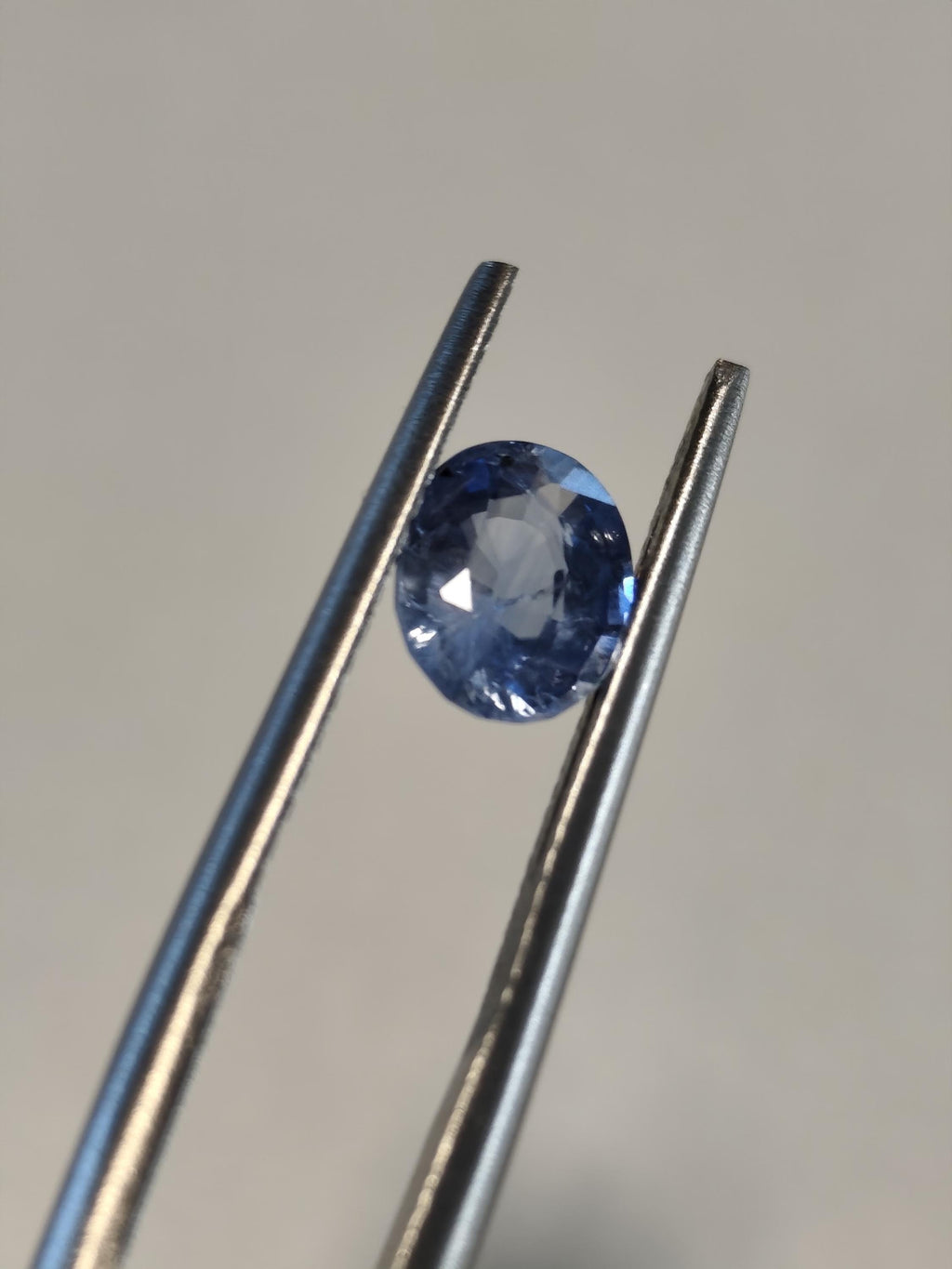 1.23 Ct Neon Cornflower Blue Sapphire Certified Natural Oval Cut Loose Sapphire