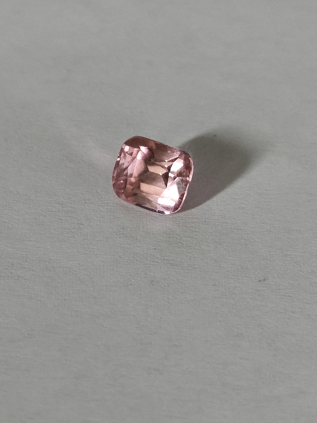 2.39 Ct Light Pink Tourmaline Cushion Cut | Bubblegum Pastel | Natural Afghanistan Tourmaline
