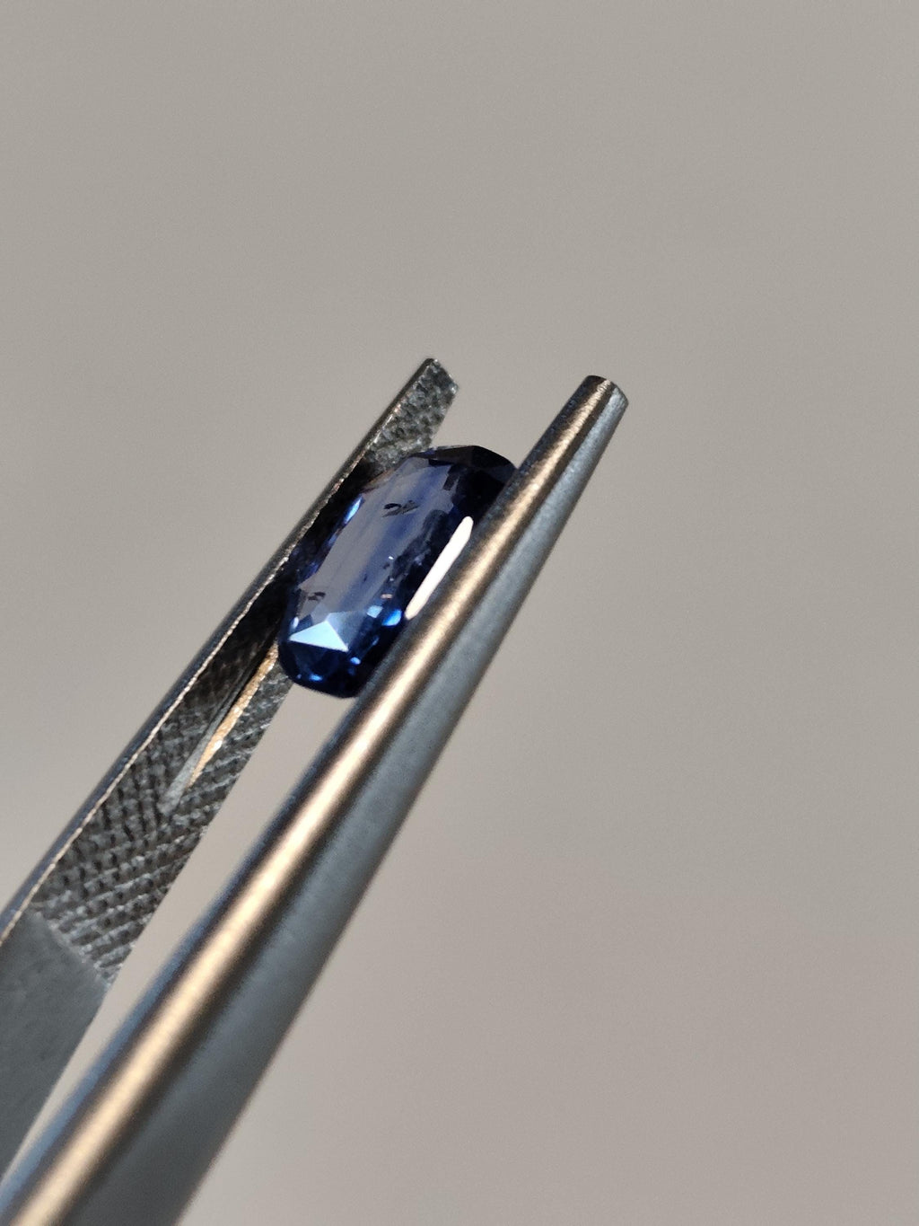 Vivid Electric Blue Sapphire 1.57 Ct Cushion Cut Natural Certified Sapphire Loose Gemstone