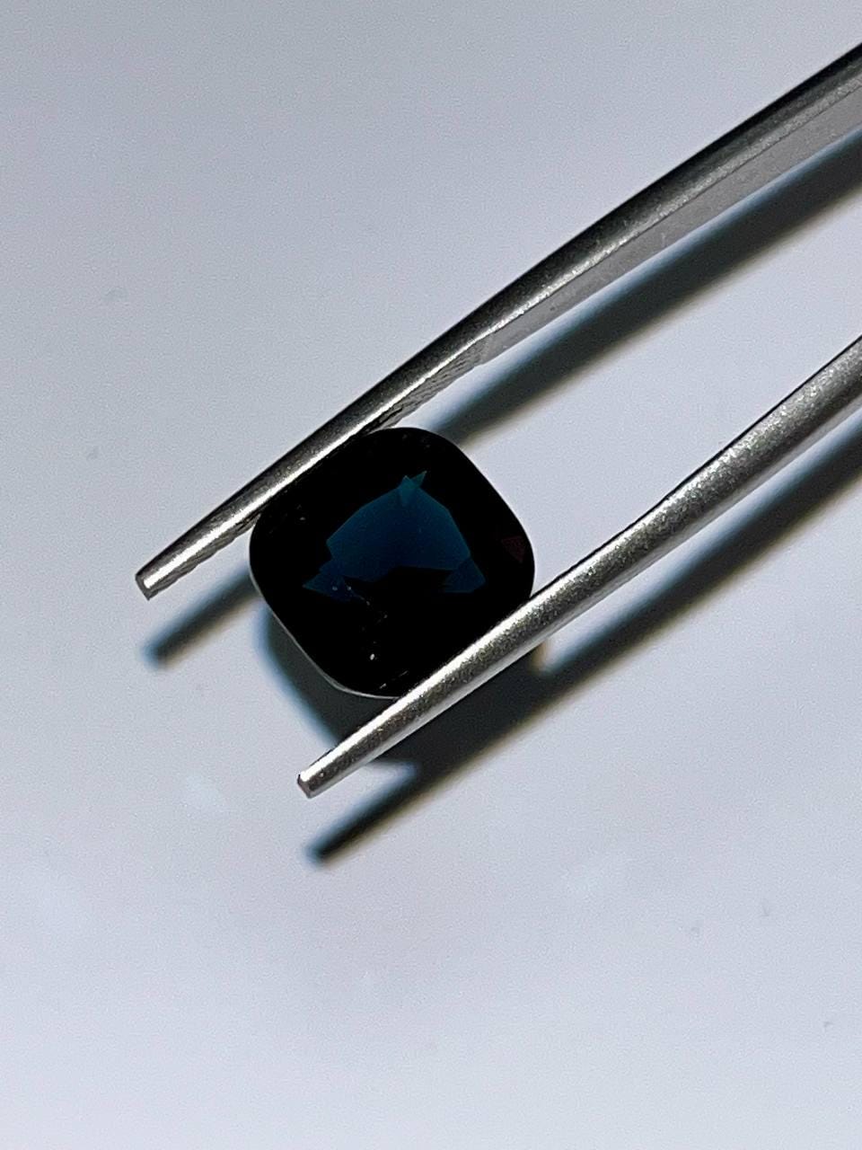 Natural 5.10 Ct Dark Greenish Blue Spinel  – IGI Certified – Collector Gem – Jewelry Making Stone