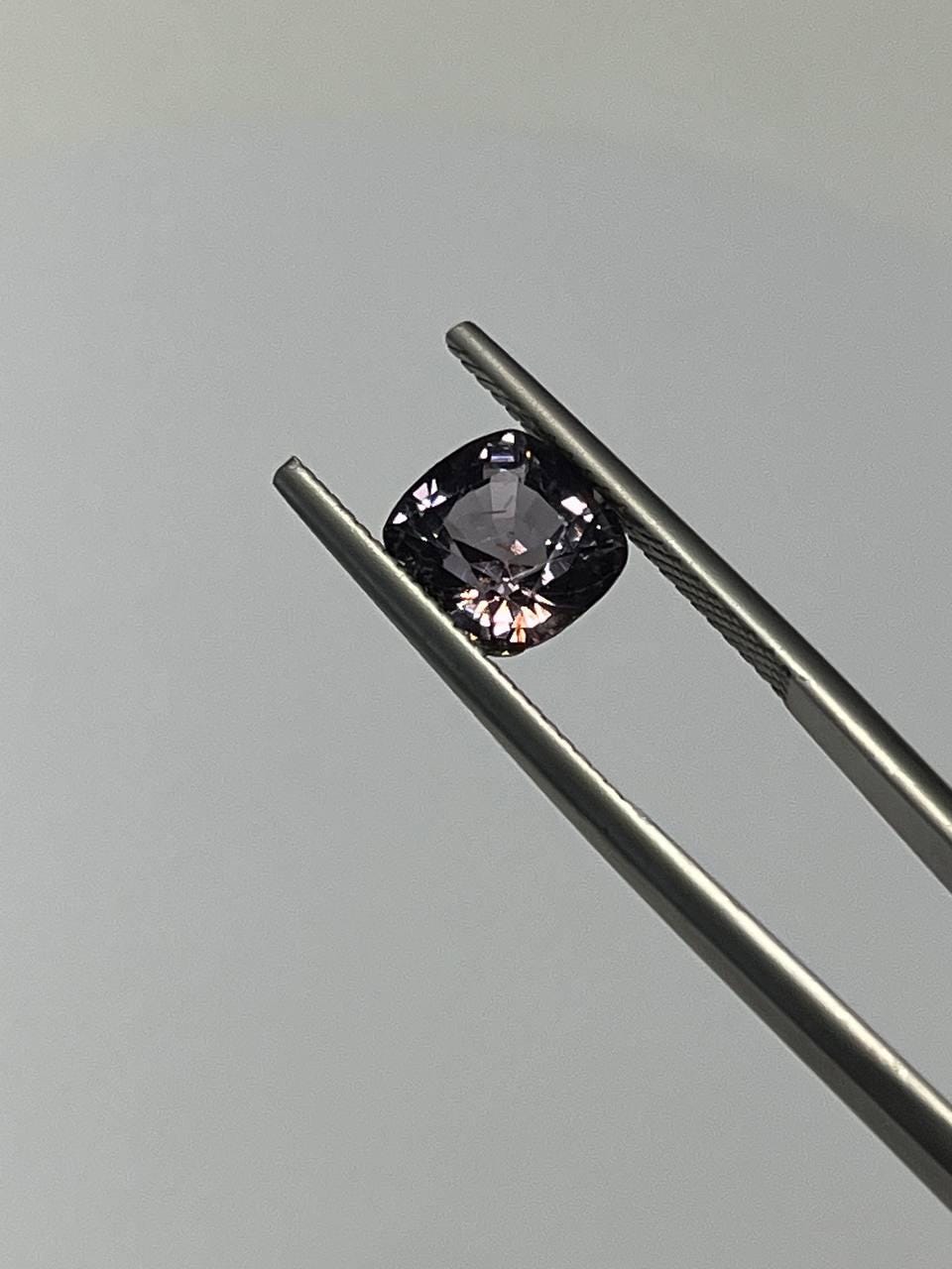 Natural  2.57 CT Purplish Grey Cushion Spinel Gemstone | Burma | Loose Stone