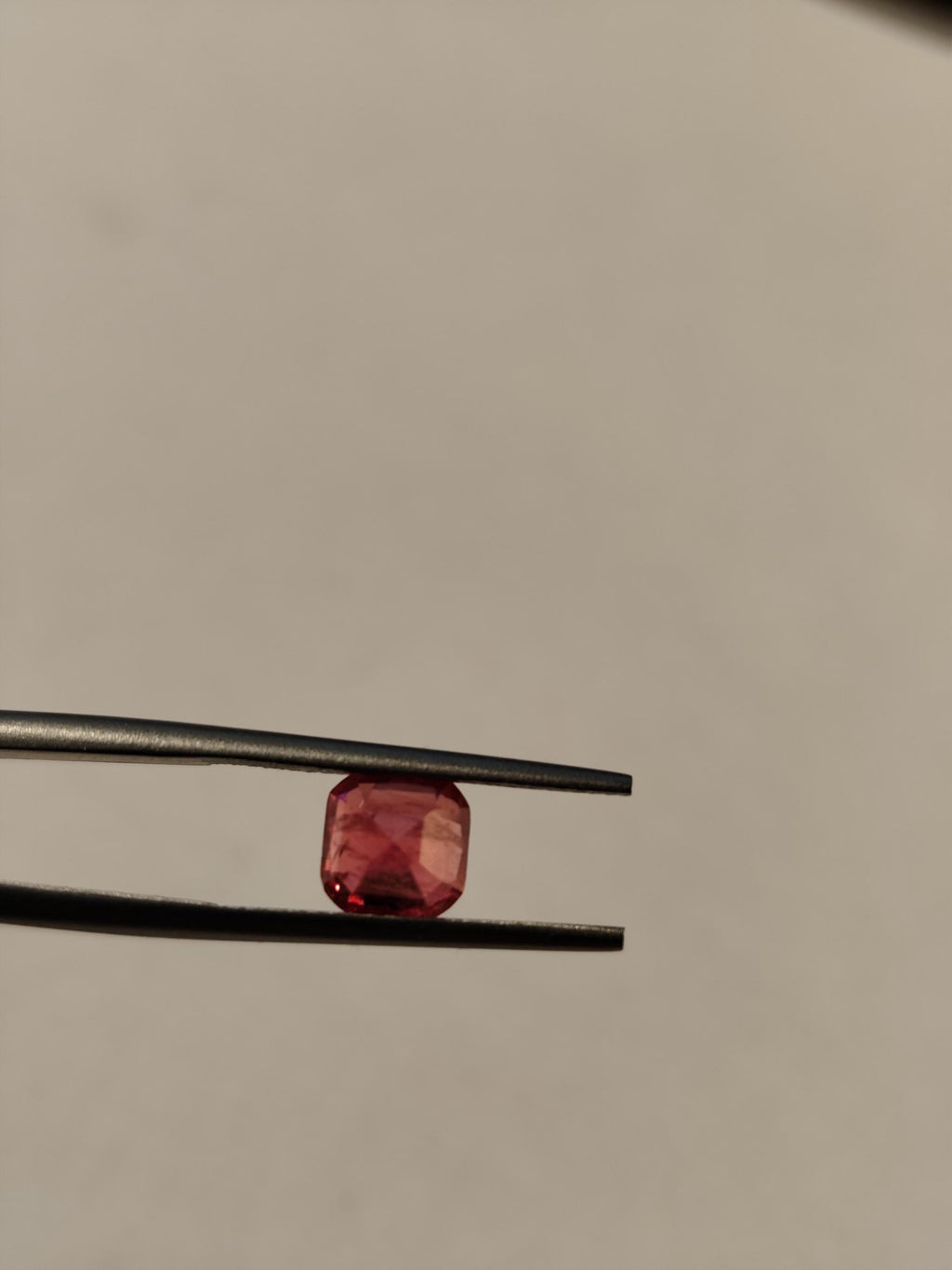 1.54 CT Natural Rubellite Tourmaline – Deep Raspberry Pink Cushion Cut – Afghan - Gemstone for Jewelry