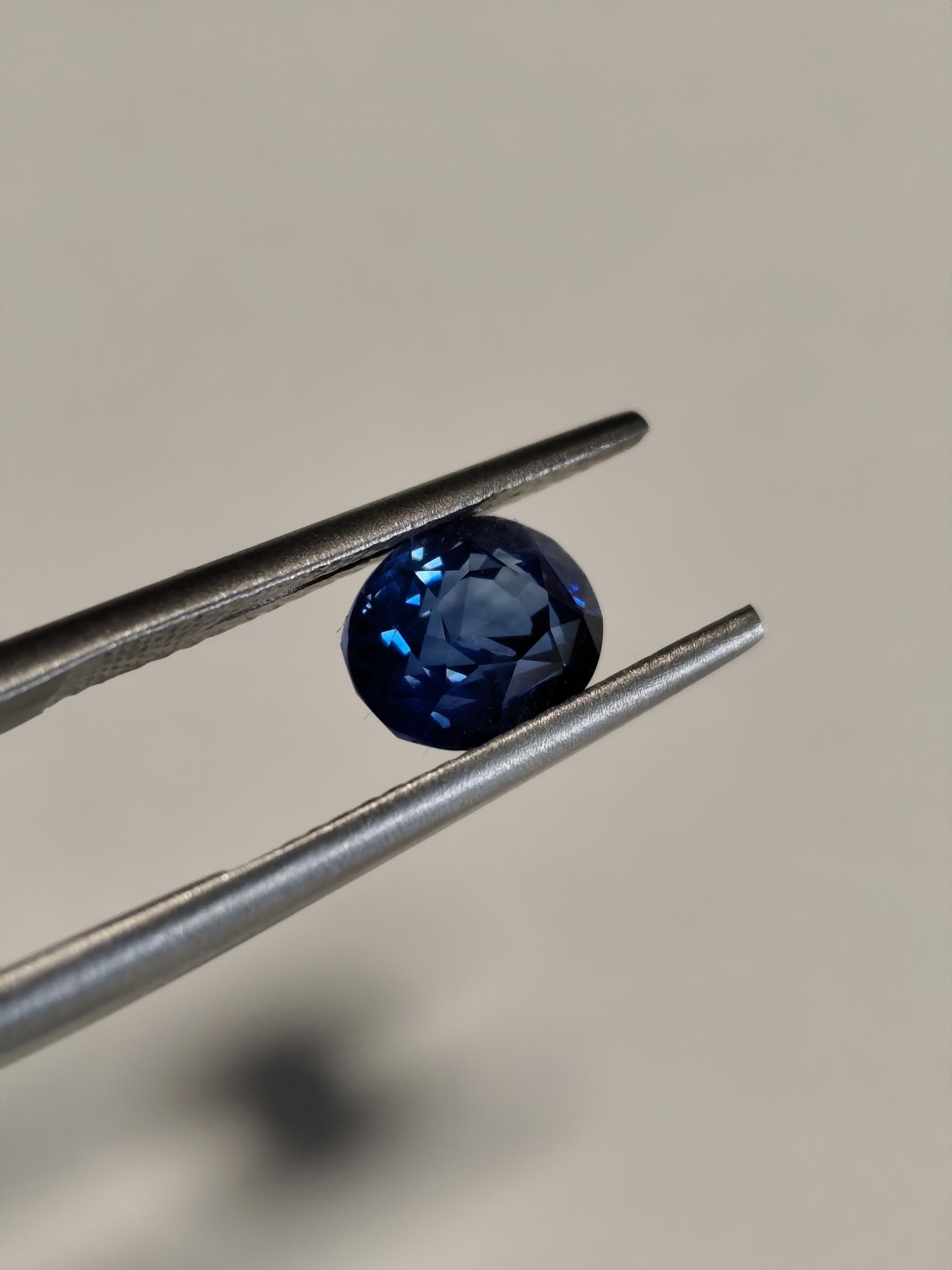 Natural 2.02 CT Royal Blue Sapphire | Sri Lanka | Certified Loose Gemstone | Engagement Ring Stone