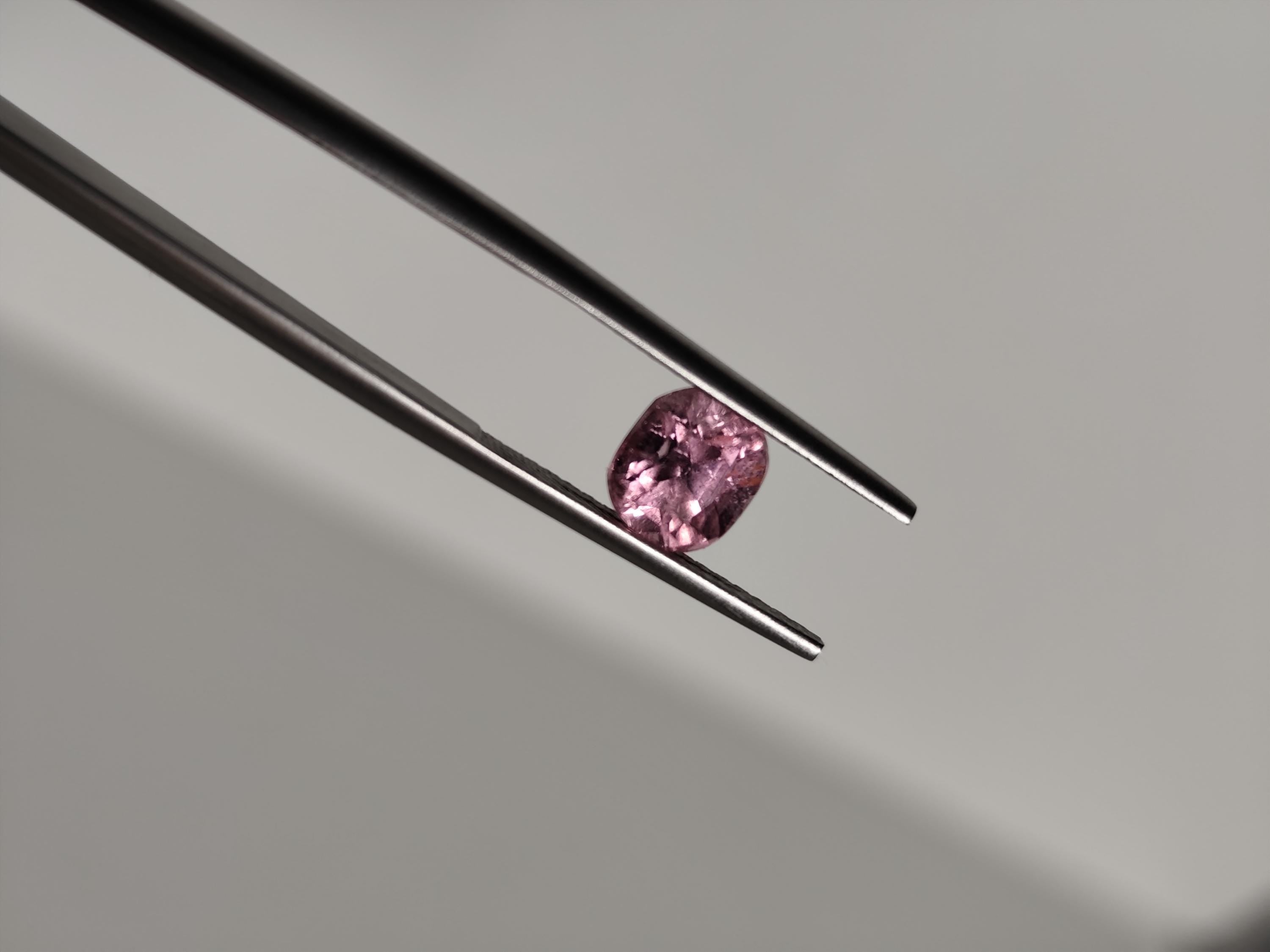 Natural Pink Tourmaline 1.57 CT Cushion / Soft Romantic Pink Gemstone for Ring / Afghan Origin