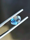 2.17 Ct Unheated Peacock Teal Sapphire Natural Ceylon Blue Green Sapphire Oval Loose Gemstone