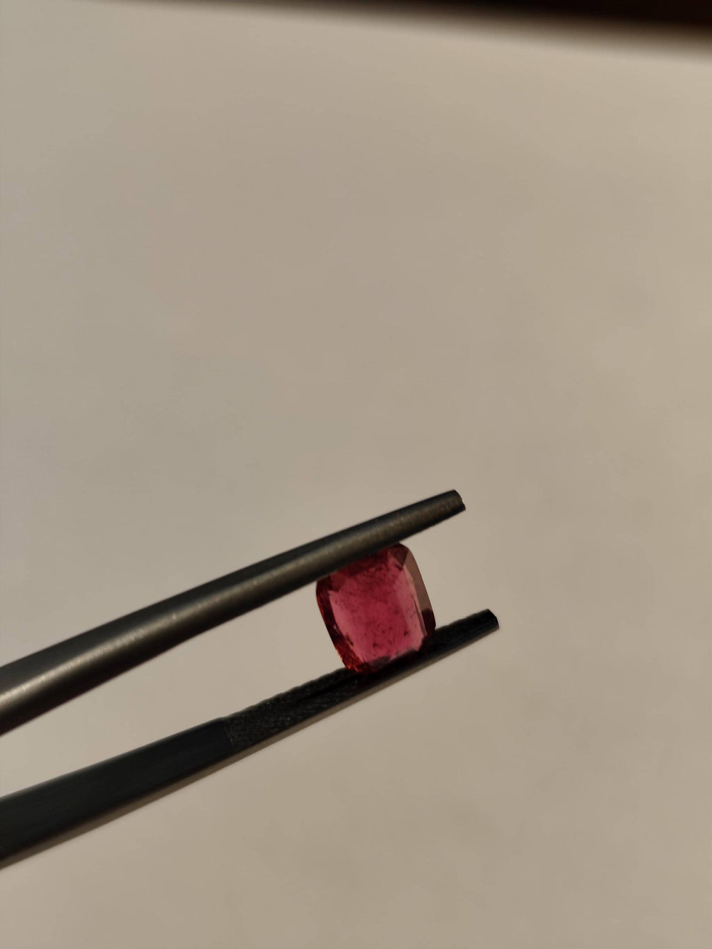 Natural Rubellite Tourmaline 1.73 Ct – Rich Raspberry Red – Cushion Cut – Afghanistan – Loose Gemstone