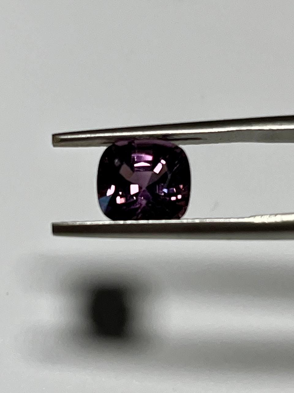 3.20 Ct Natural Purple Lavender Spinel Burmese  Cushion Cut Loose No Heat Collector Gem