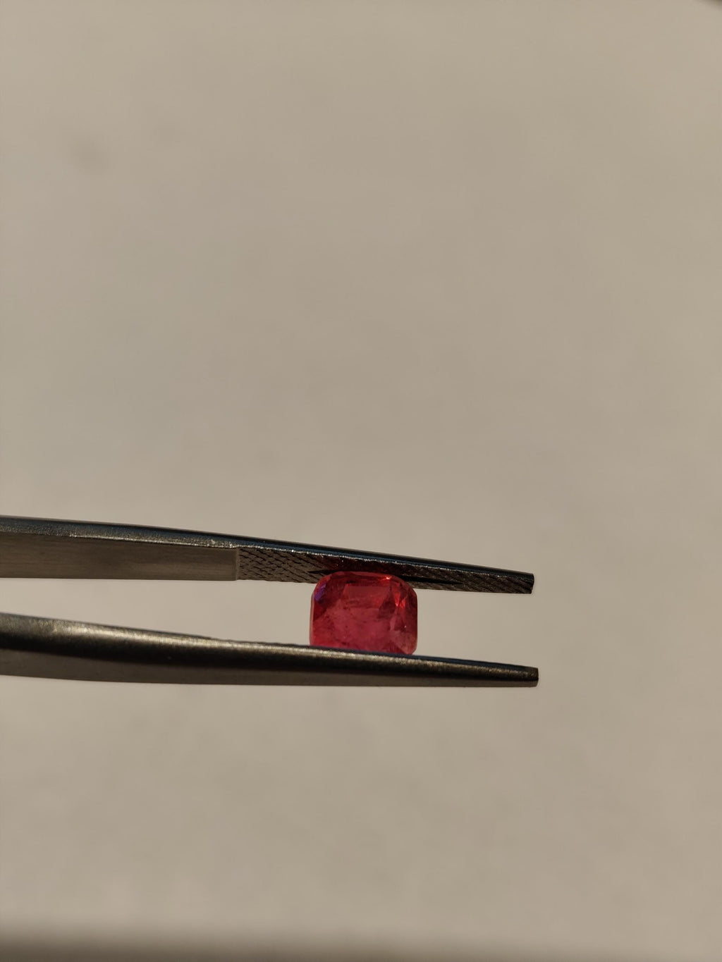 1.54 CT Natural Rubellite Tourmaline – Deep Raspberry Pink Cushion Cut – Afghan - Gemstone for Jewelry