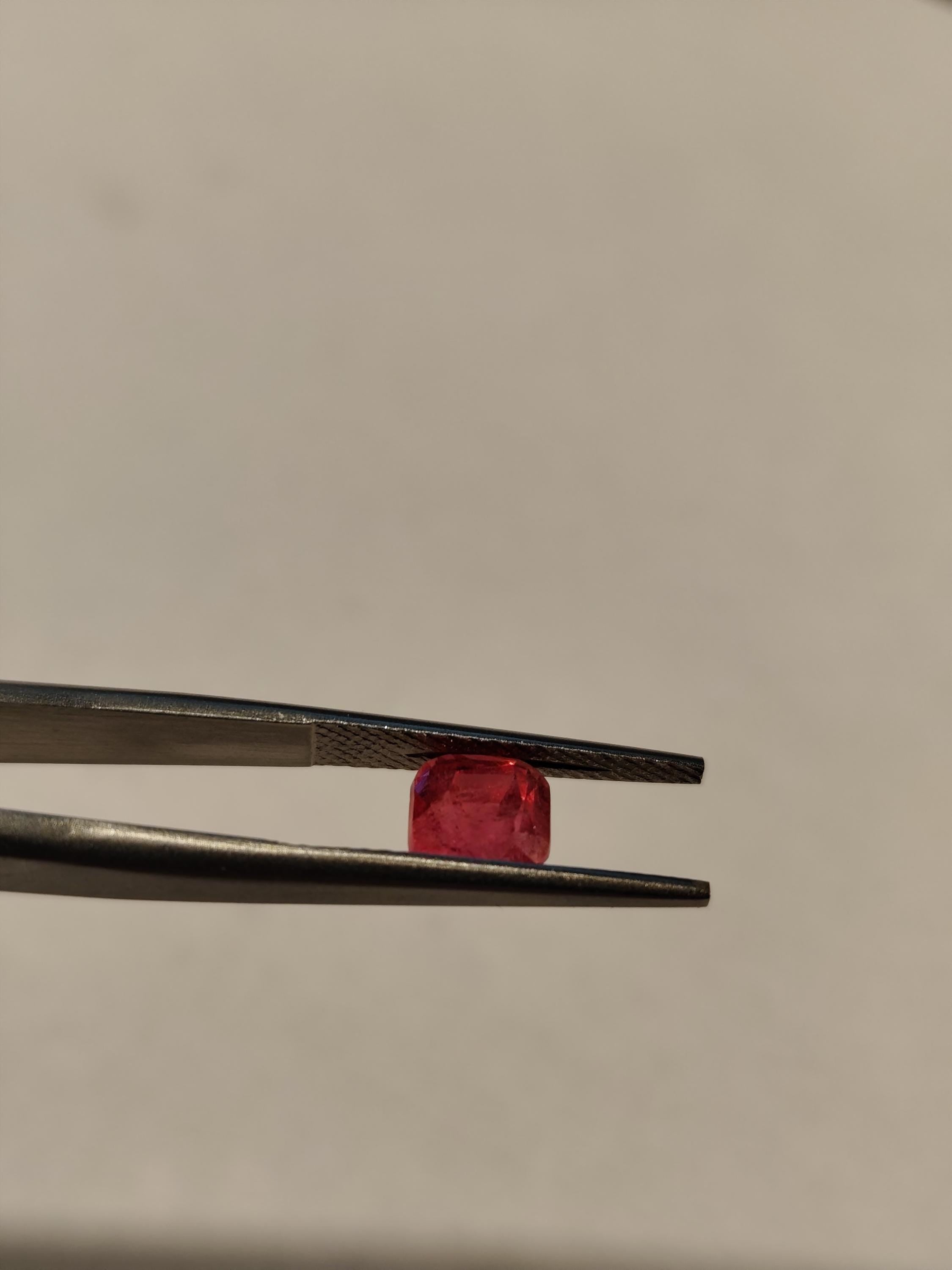 1.54 CT Natural Rubellite Tourmaline – Deep Raspberry Pink Cushion Cut – Afghan - Gemstone for Jewelry