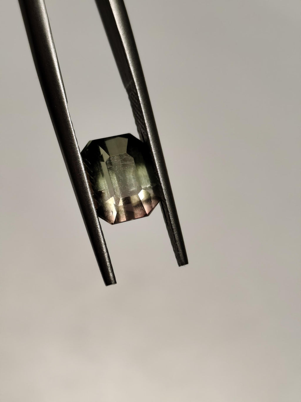 Bi-Color Tourmaline 2.53 Ct – Green Pink Tourmaline – Emerald Cut – Afghanistan Natural Gemstone – Watermelon Style