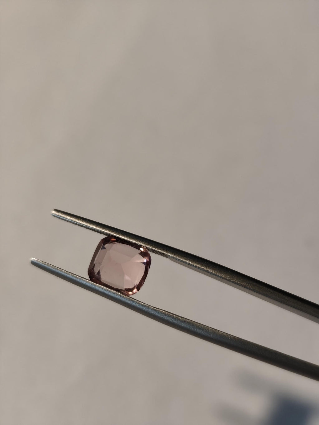 2.39 Ct Light Pink Tourmaline Cushion Cut | Bubblegum Pastel | Natural Afghanistan Tourmaline