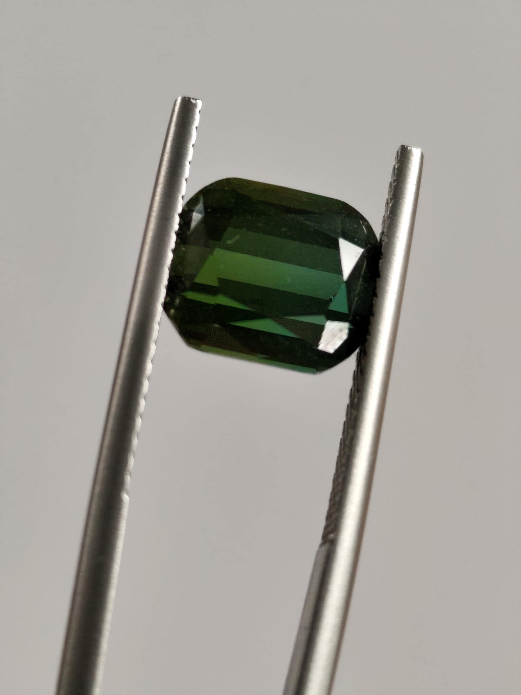 Deep Teal Green Bi Color Tourmaline 4.37 Ct Eye Clean Afghanistan Stone