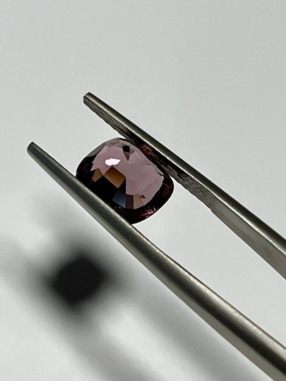 Natural EYE CLEAN Spinel Orange-Pink-Brown color 2.97 CT Burma