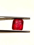 Natural Rubellite Tourmaline 3.20 Ct  Pinkish Red  Cushion Cut Loose Gemstone Afghan