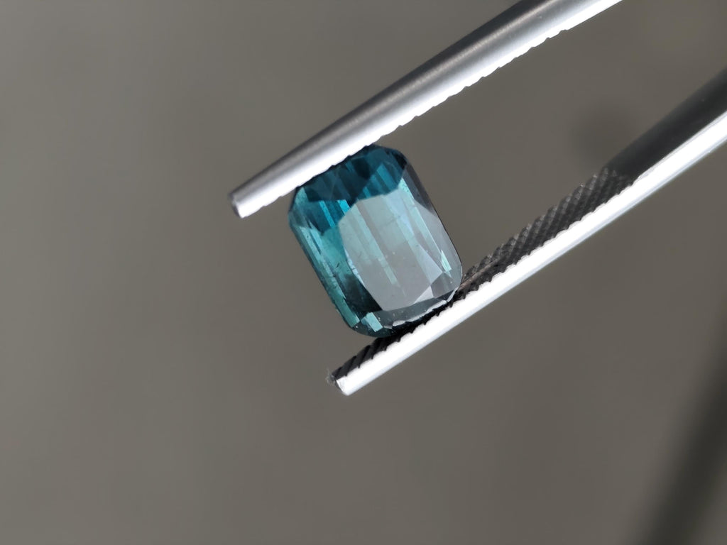 3.10 Ct Natural Indicolite Tourmaline Afghanistan No Heat Deep Indigo Teal Loose Gemstone