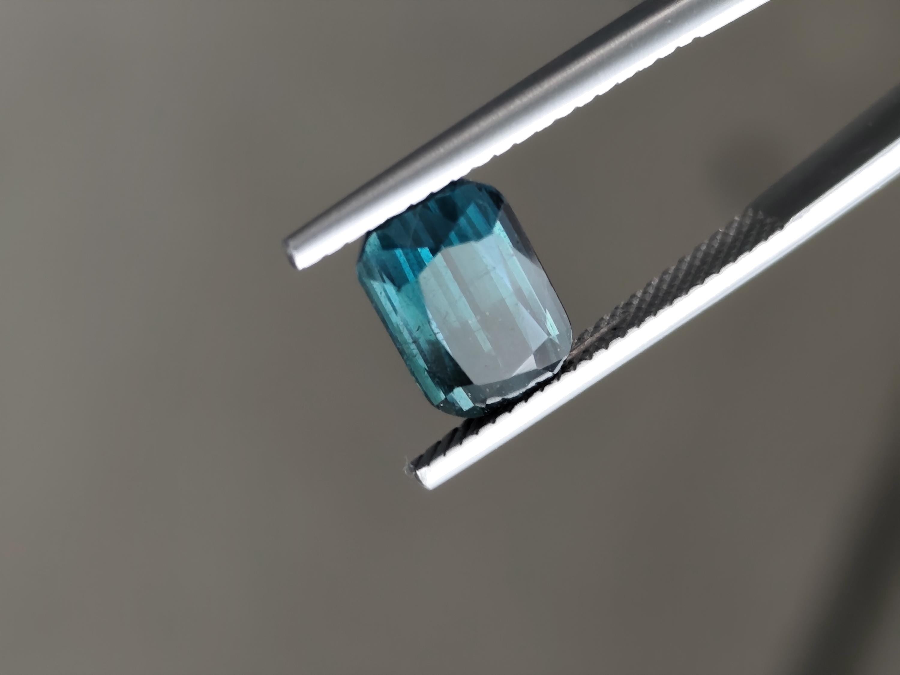 3.10 Ct Natural Indicolite Tourmaline Afghanistan No Heat Deep Indigo Teal Loose Gemstone