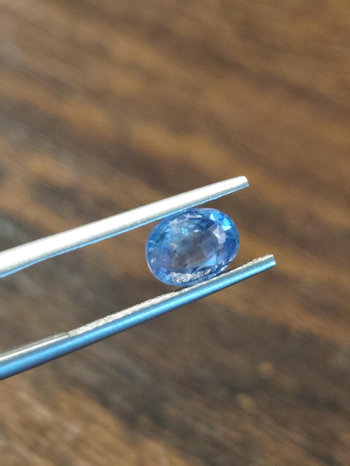 1.56 Ct Natural Cornflower Sky Blue Sapphire Oval Cut Loose Gemstone For Ring Jewelry