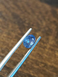 1.56 Ct Natural Cornflower Sky Blue Sapphire Oval Cut Loose Gemstone For Ring Jewelry