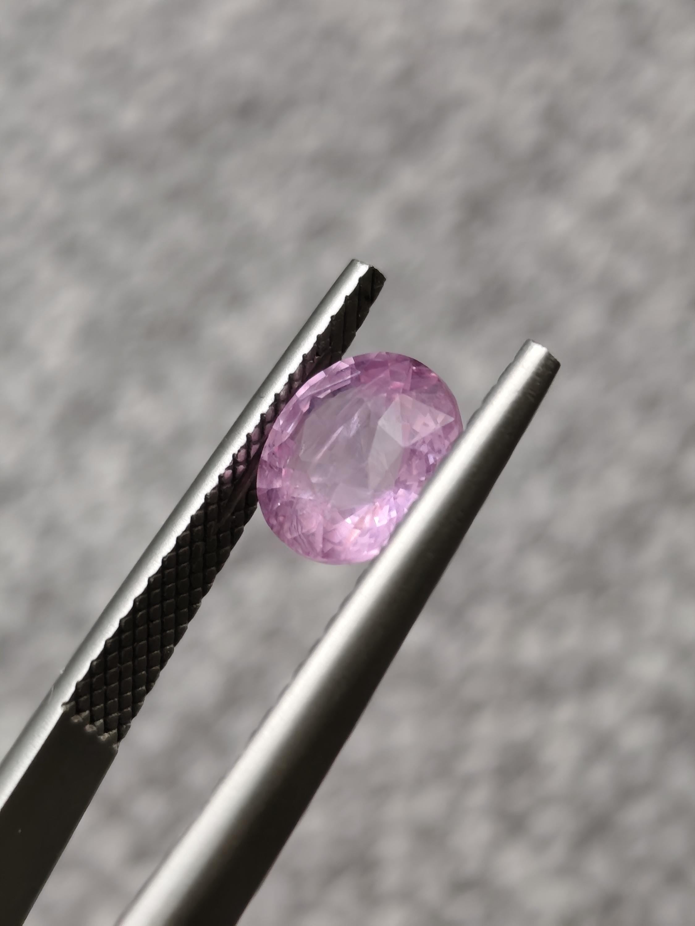 2.00 Ct Unheated Pastel Pink Sapphire | Sri Lanka | Certified Natural Corundum