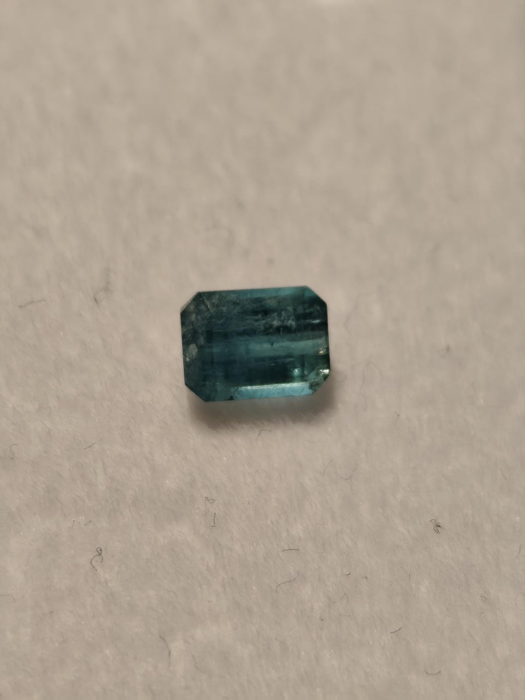 0.92 Ct Natural Afghan Blue-Green Tourmaline – Lagoon Teal Emerald Cut Loose Gemstone
