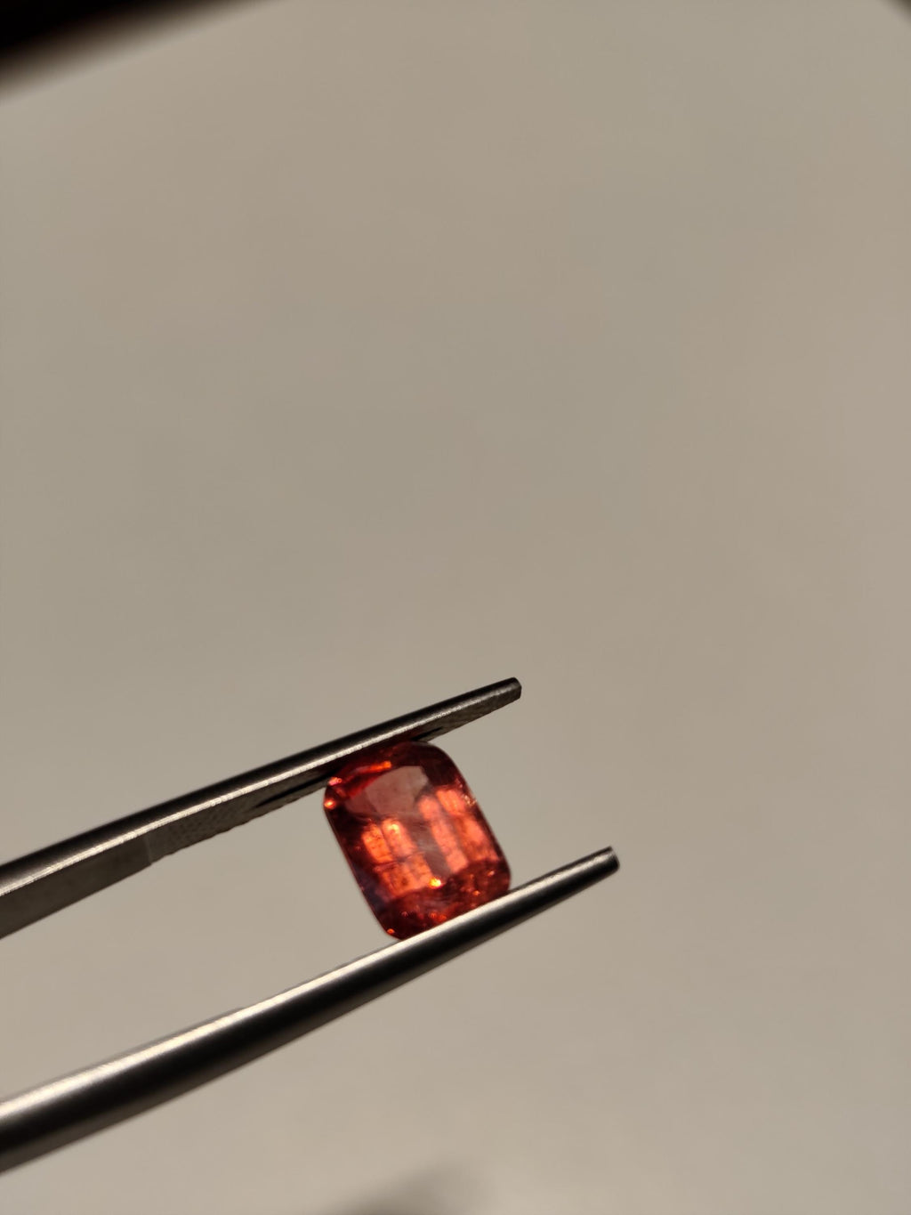 2.14 Ct Natural Rubellite Tourmaline Cushion Cut / Raspberry Red / Afghan / Loose Gemstone for Ring