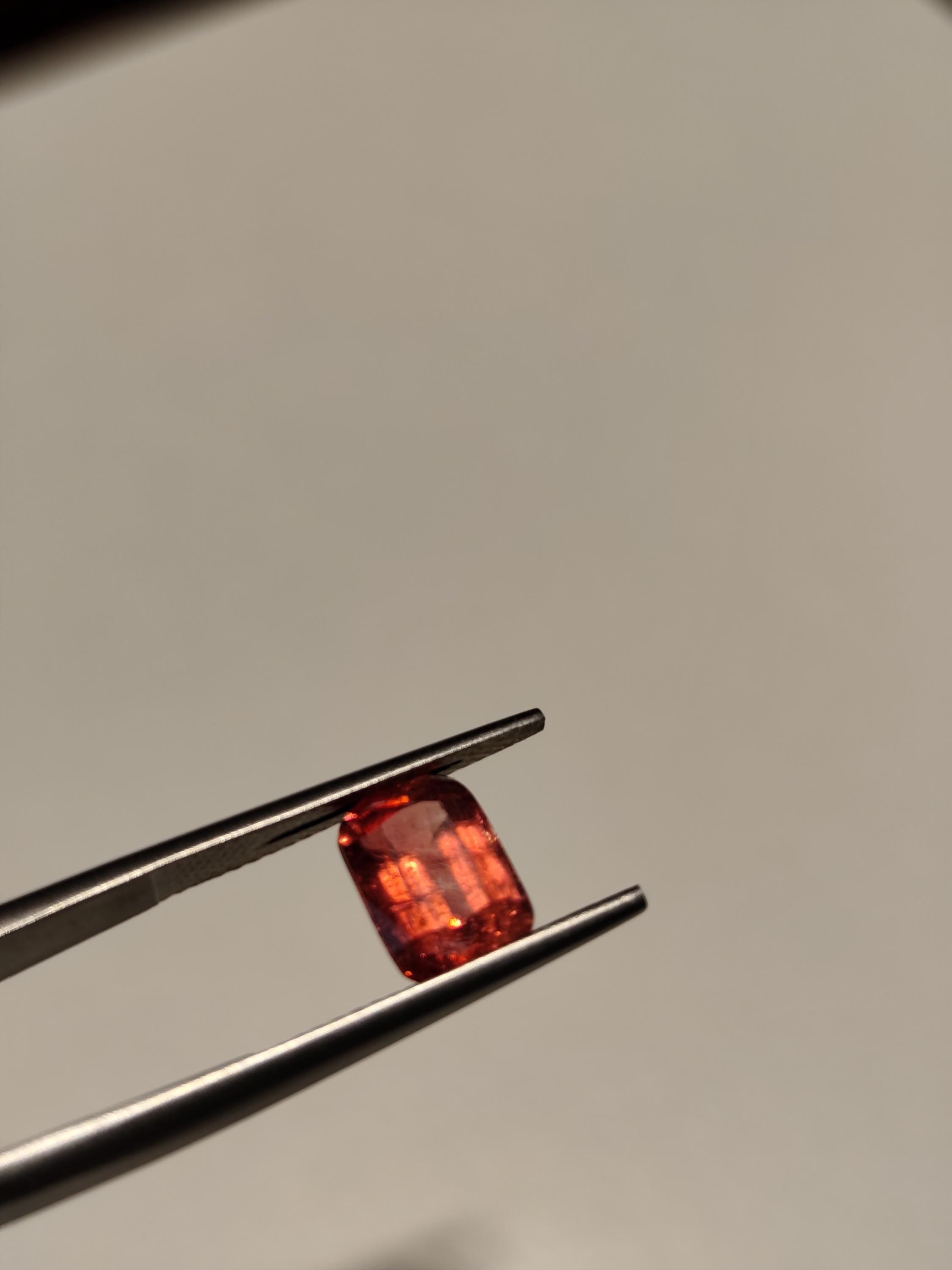 2.14 Ct Natural Rubellite Tourmaline Cushion Cut / Raspberry Red / Afghan / Loose Gemstone for Ring