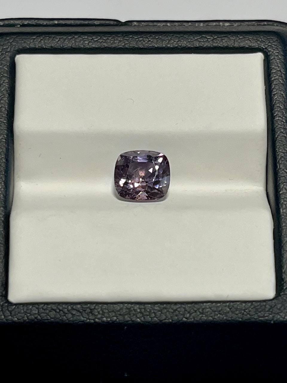 Natural  2.57 CT Purplish Grey Cushion Spinel Gemstone | Burma | Loose Stone