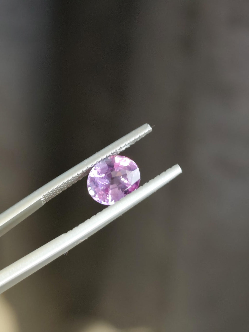 Unheated Ceylon Pink Sapphire 1.78 Ct Oval Purplish Pink Loose Gemstone