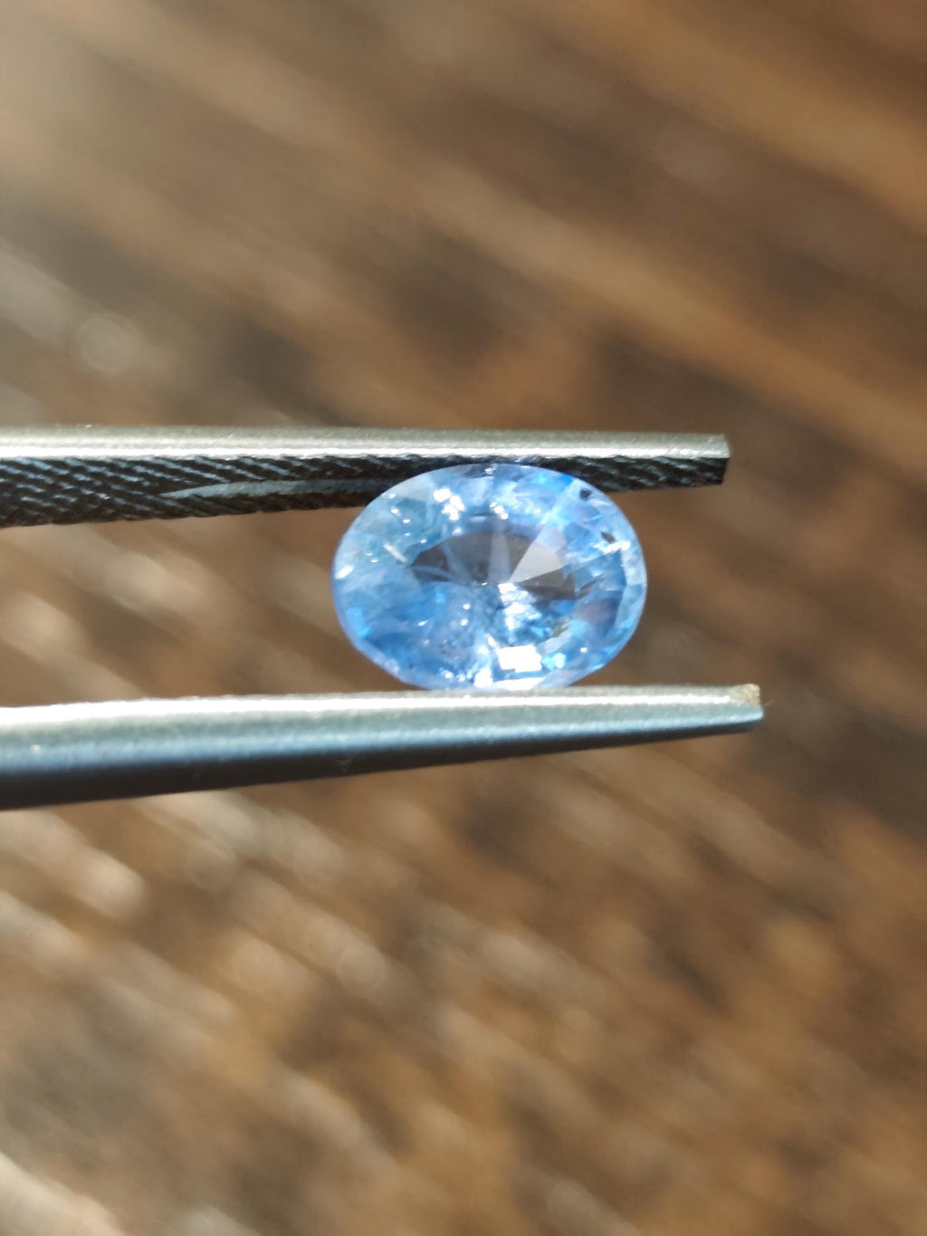 1.23 Ct Neon Cornflower Blue Sapphire Certified Natural Oval Cut Loose Sapphire
