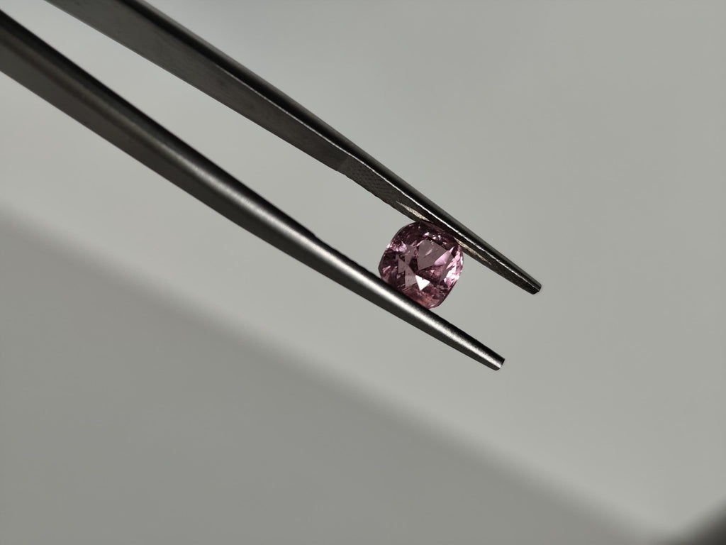 Natural Pink Tourmaline 1.57 CT Cushion / Soft Romantic Pink Gemstone for Ring / Afghan Origin