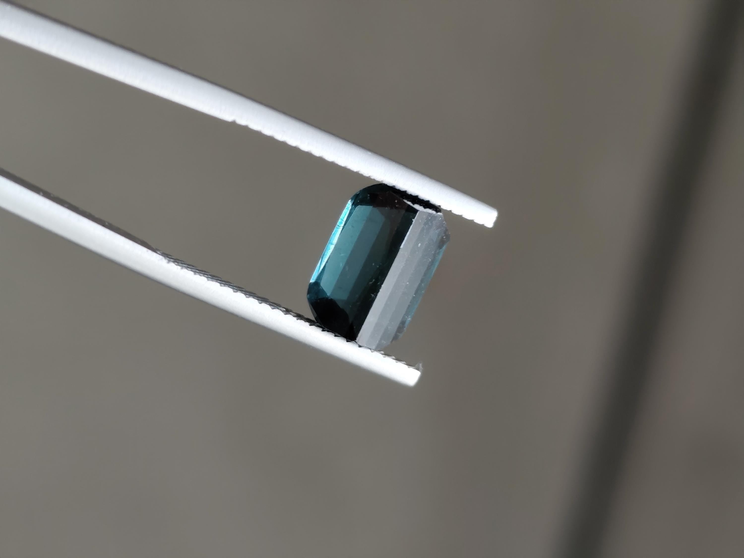 3.10 Ct Natural Indicolite Tourmaline Afghanistan No Heat Deep Indigo Teal Loose Gemstone