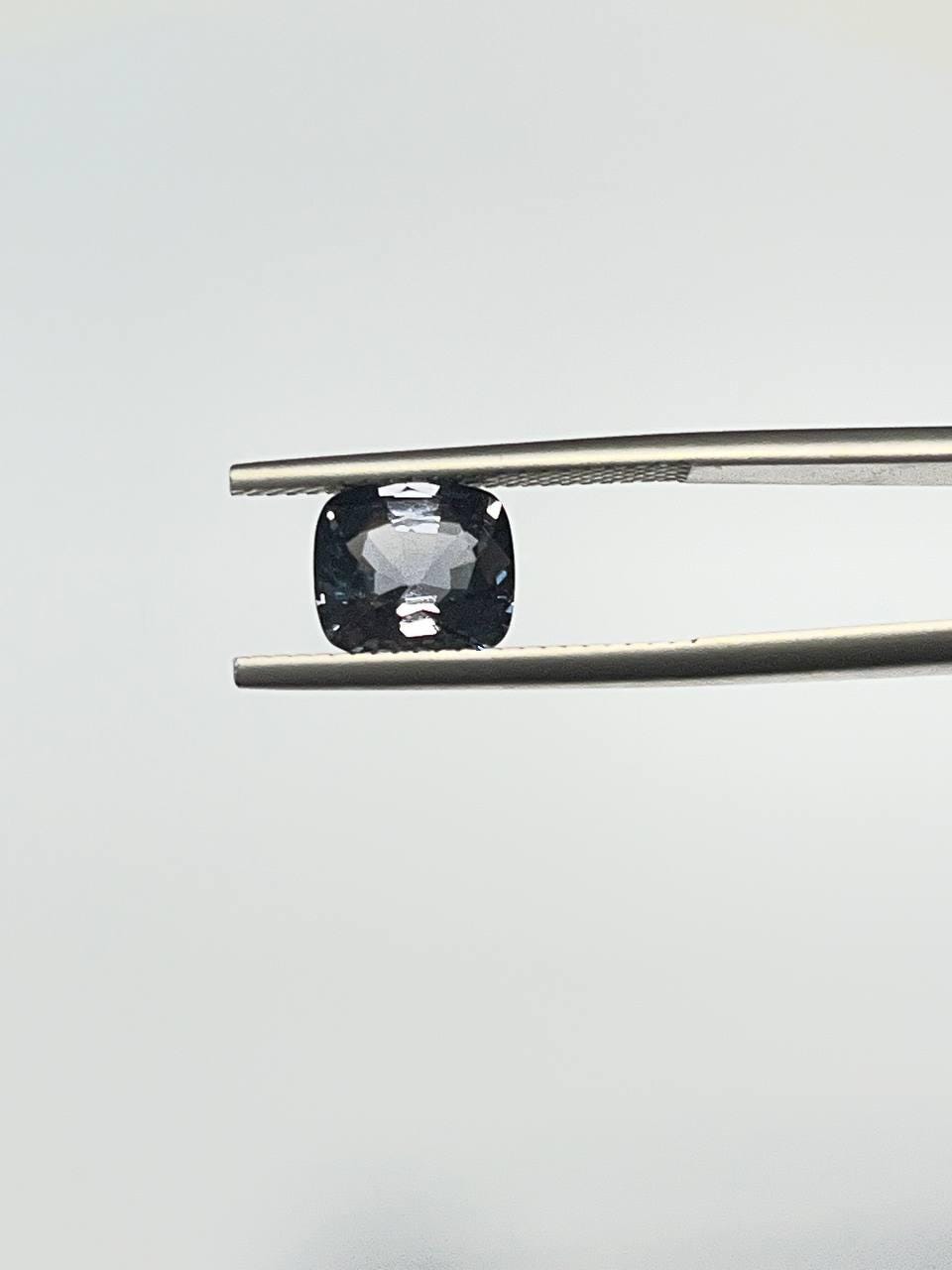 Natural Grey Spinel 2.11 Ct Cushion Gemstone | Burma Origin, No Heat Treatment