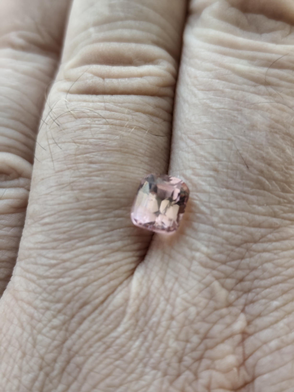 2.39 Ct Light Pink Tourmaline Cushion Cut | Bubblegum Pastel | Natural Afghanistan Tourmaline
