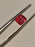 1.54 CT Natural Rubellite Tourmaline – Deep Raspberry Pink Cushion Cut – Afghan - Gemstone for Jewelry
