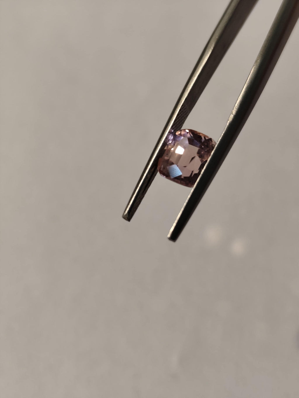 2.39 Ct Light Pink Tourmaline Cushion Cut | Bubblegum Pastel | Natural Afghanistan Tourmaline