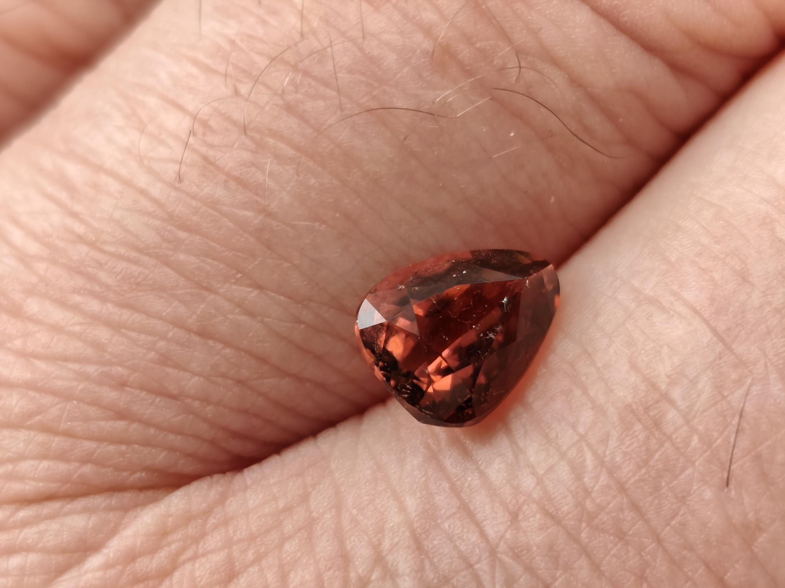 Natural 1.75 Ct Rubellite Tourmaline Vivid Raspberry Red Loose Gemstone Afghanistan Sparkling Custom Jewelry
