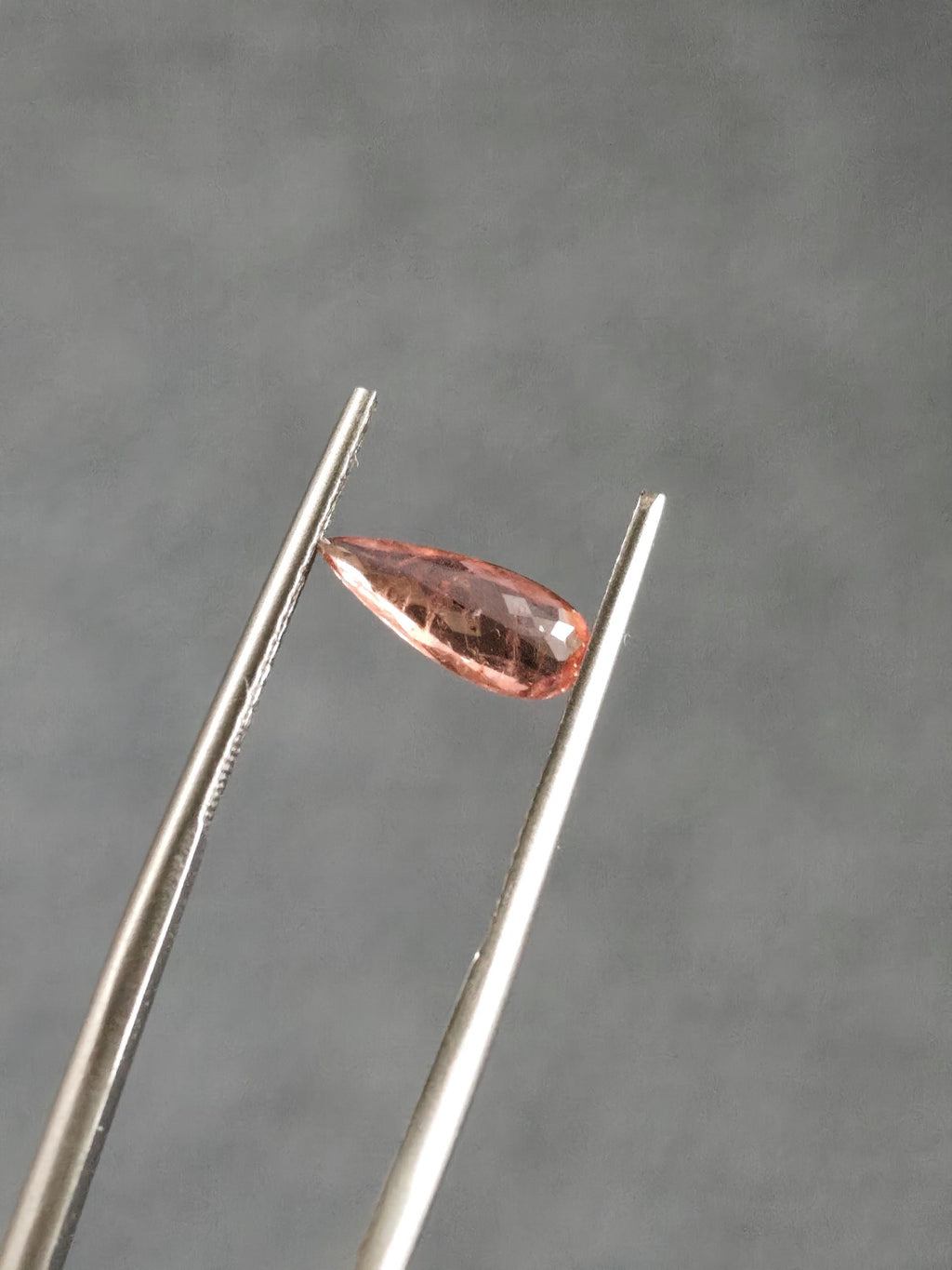 Rare Natural Vayrynenite 0.77 Ct Salmon Pink Pear Gem Afghanistan