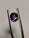 Natural Sapphire violet-purple bi-color Sri-Lanka heated