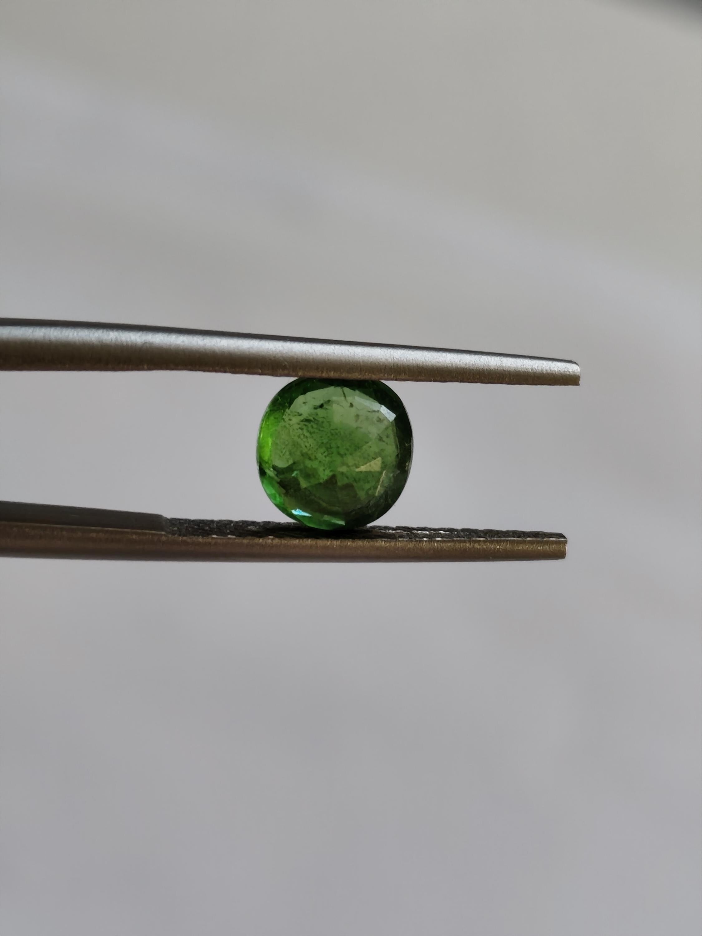 Natural Tsavorite Garnet 1.76 Ct Oval Loose Gemstone, Fine Green Garnet for Ring Jewelry