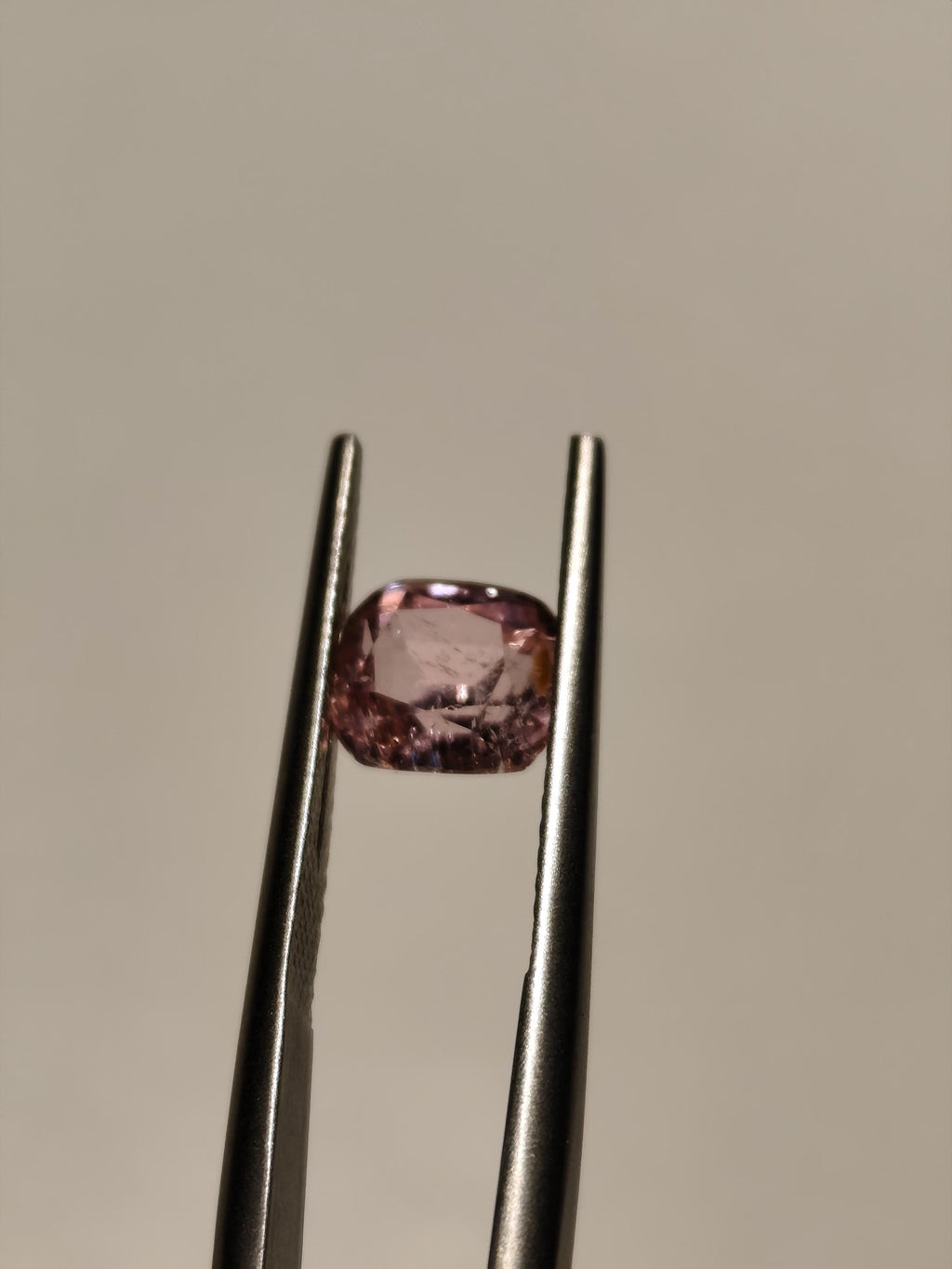 Natural 1.45 Ct Light Pink Tourmaline  Cushion Cut  Afghan Blush Gemstone Loose Stone