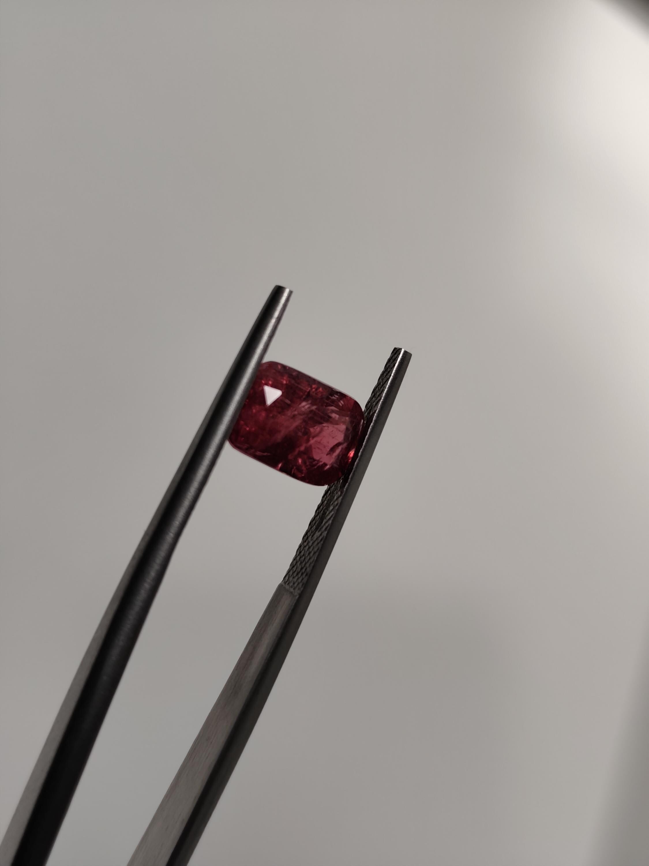 2.14 Ct Natural Rubellite Tourmaline Cushion Cut / Raspberry Red / Afghan / Loose Gemstone for Ring