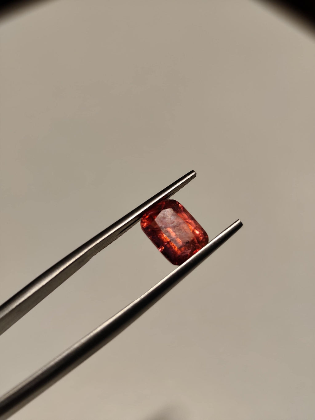 2.14 Ct Natural Rubellite Tourmaline Cushion Cut / Raspberry Red / Afghan / Loose Gemstone for Ring