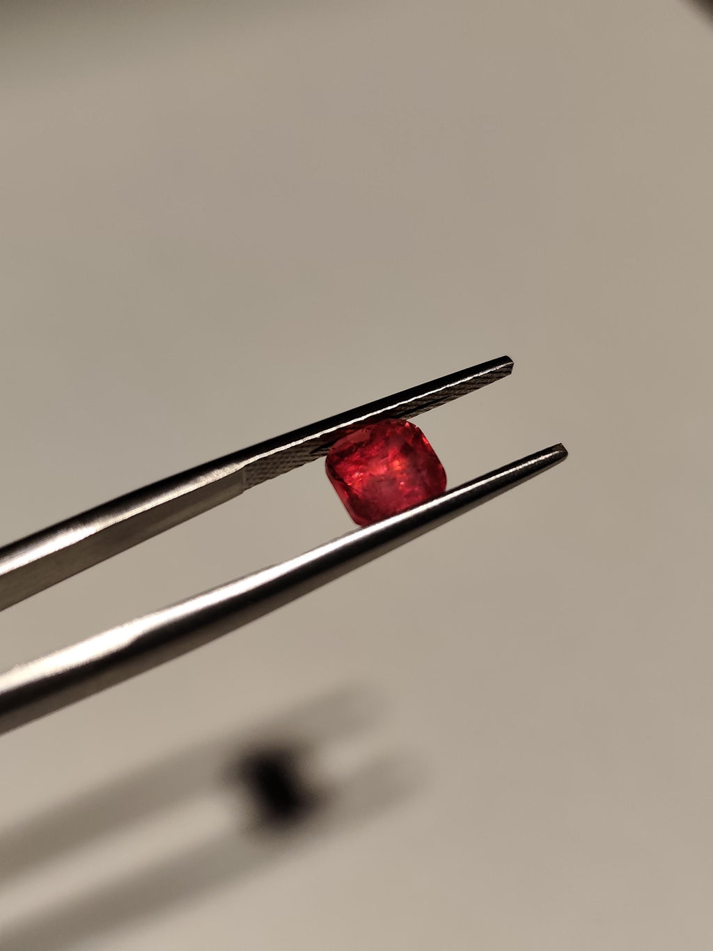 1.54 CT Natural Rubellite Tourmaline – Deep Raspberry Pink Cushion Cut – Afghan - Gemstone for Jewelry
