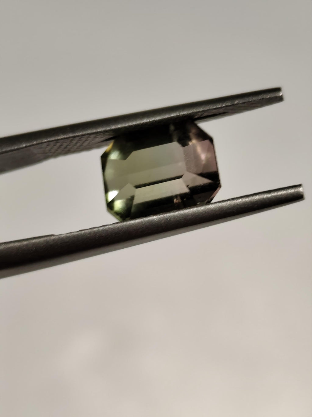 Bi-Color Tourmaline 2.53 Ct – Green Pink Tourmaline – Emerald Cut – Afghanistan Natural Gemstone – Watermelon Style