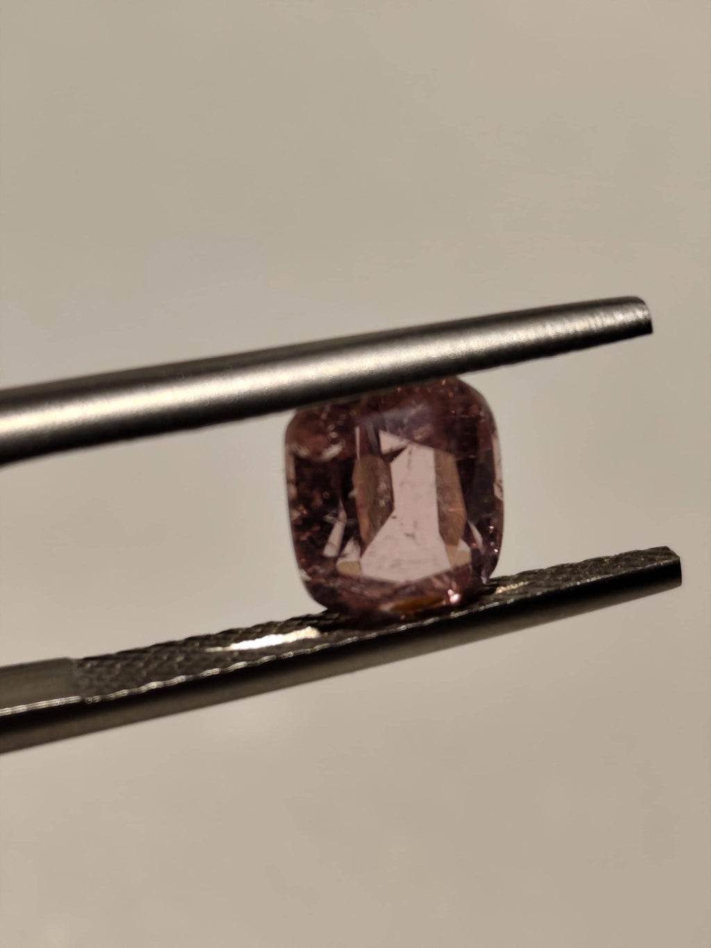 Natural 1.45 Ct Light Pink Tourmaline  Cushion Cut  Afghan Blush Gemstone Loose Stone
