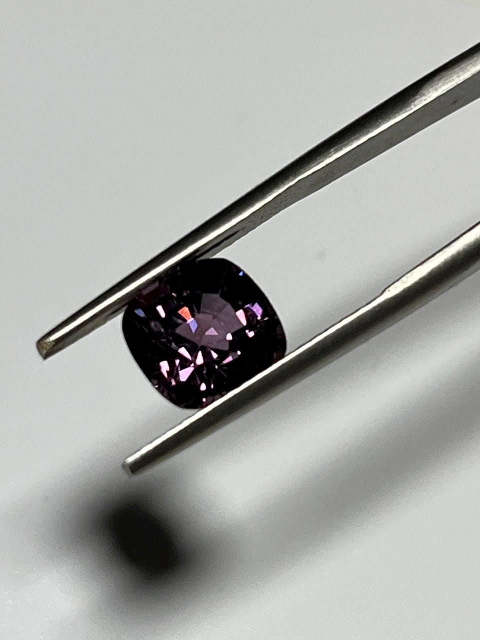 3.20 Ct Natural Purple Lavender Spinel Burmese  Cushion Cut Loose No Heat Collector Gem