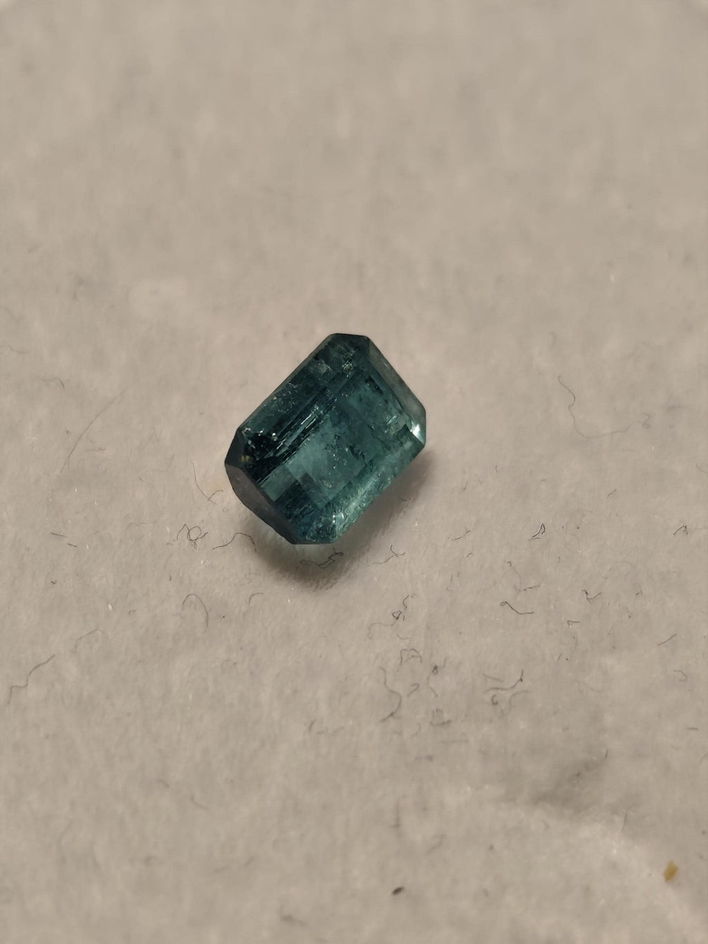 0.92 Ct Natural Afghan Blue-Green Tourmaline – Lagoon Teal Emerald Cut Loose Gemstone