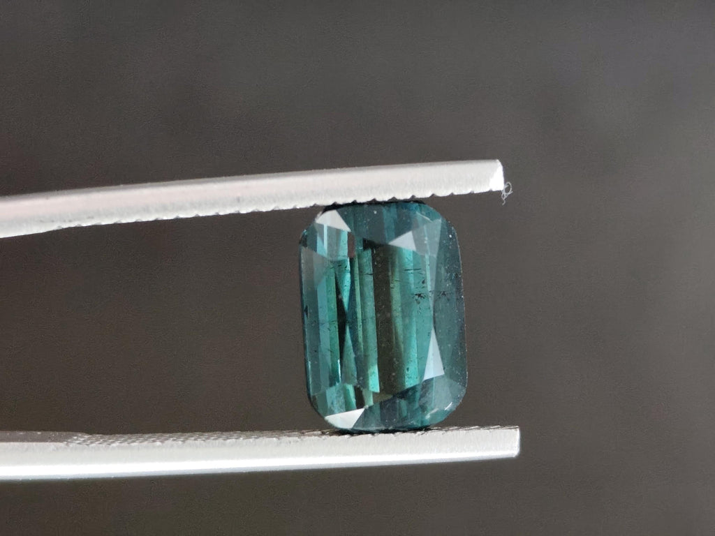 3.10 Ct Natural Indicolite Tourmaline Afghanistan No Heat Deep Indigo Teal Loose Gemstone